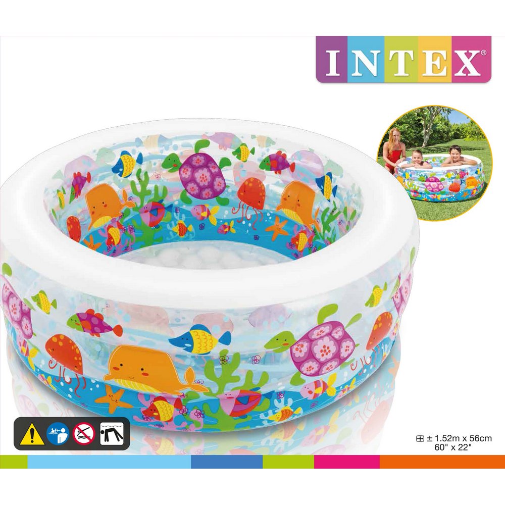 Bazen Na Napuhavanje Intex Aquarium X Cm Set Za Popravke Pevex