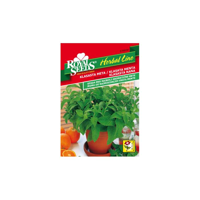 Sjeme začina ROYAL SEEDS HERBAL LINE 30 KLASASTA MENTA Pevex