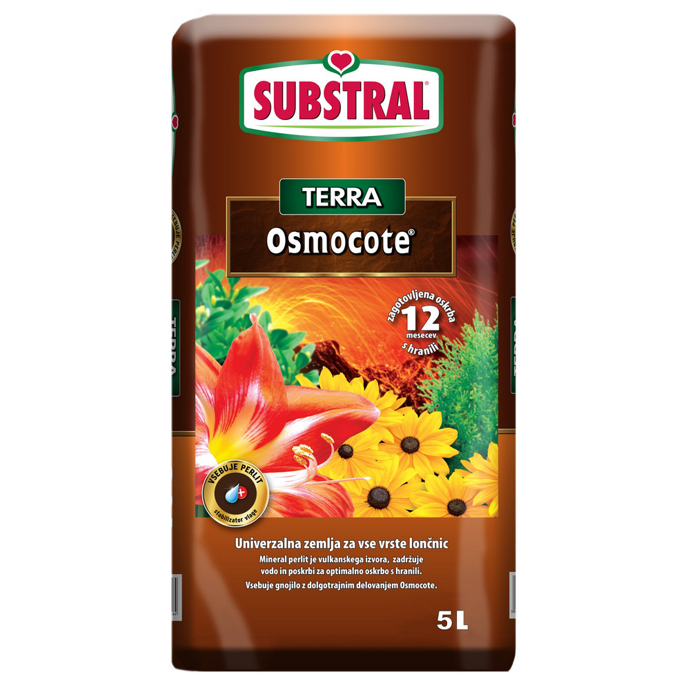 Zemlja SUBSTRAL TERRA OSMOCOTE ZA LONČANICE S OSMOCOTIMA 5l | Pevex