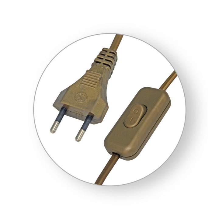Priključni kabel S MEĐUPREKIDAČEM 2m GOLD-0