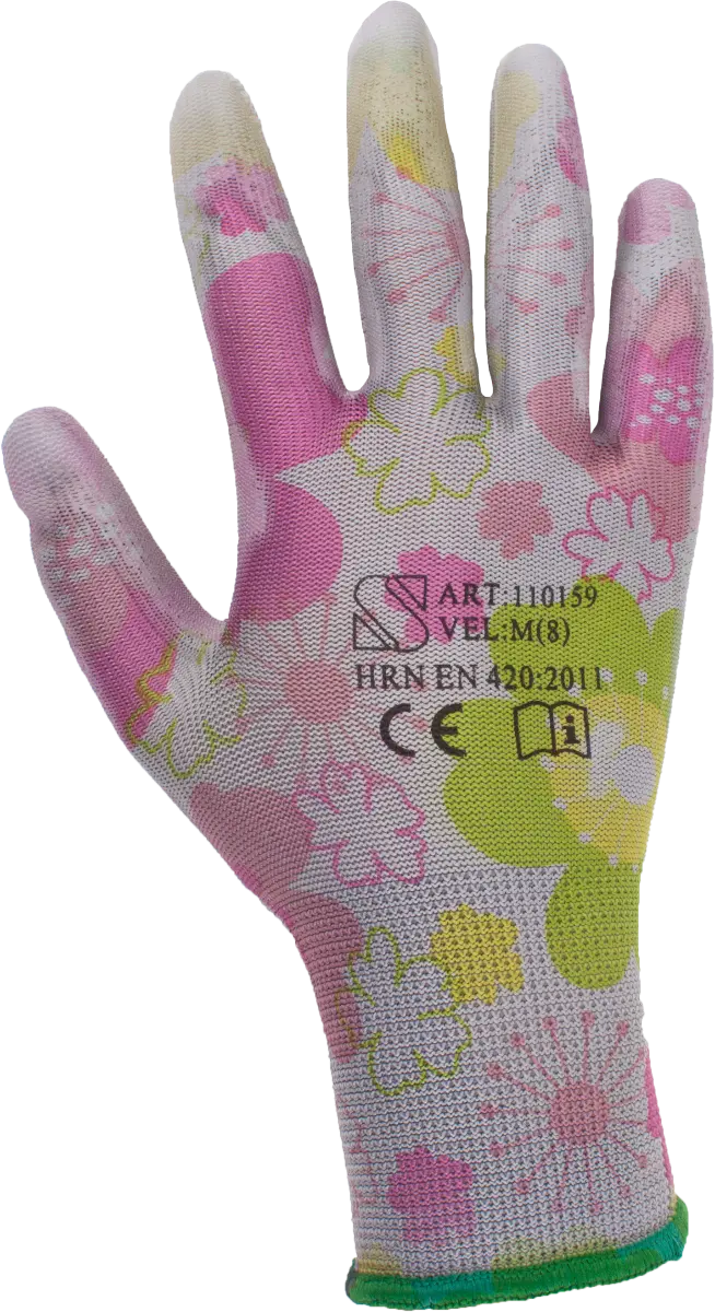 Vrtne rukavice S PREMAZOM CVIJET XL-0