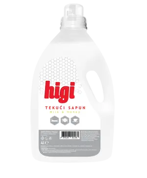 Sapun HIGI TEKUĆI MILK & HONEY 4L