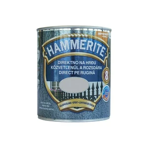 Boja za metal HAMMERITE HAMMERED - EFEKT LAK MAX SREBRNOSIVA 0,25L