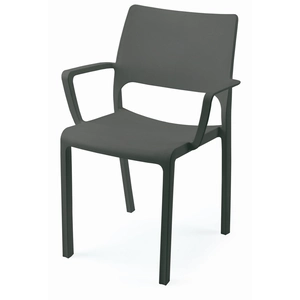 Plastična stolica TRAMONTANA ANTRACIT 57,5x52,5x82 cm