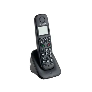 Bežični fiksni telefon DEVIA TELEFON D1001 CRNI