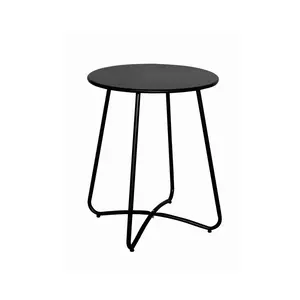 Metalni stol Molly crni 40x40x50 cm