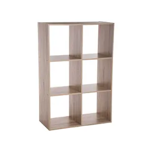 FIVE POLICA 6 OTVORA 67,5x32x100,5 cm FURNIR NATUR