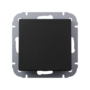 Prekidač podžbukni KRIŽNI BLACK I700