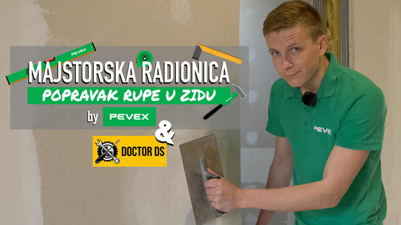 Krpanje rupe u zidu - Uradi sam Krpanje rupe u zidu - Uradi sam