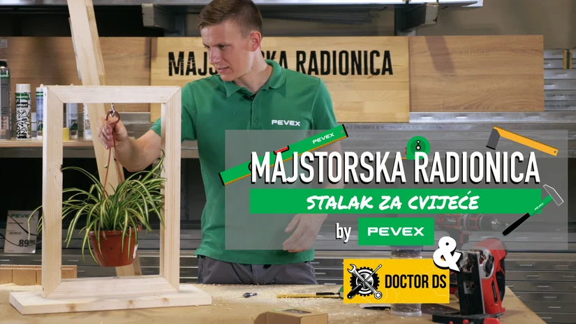 DIY Stalak za cvijeće - Majstorska Radionica by Pevex DIY Stalak za cvijeće - Majstorska Radionica by Pevex