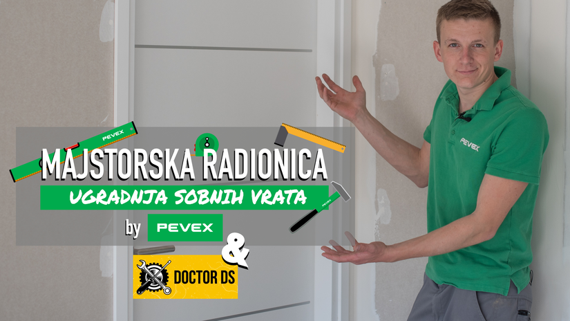 Ugradnja sobnih vrata - Majstorska Radionica by Pevex - Uradi sam Ugradnja sobnih vrata - Majstorska Radionica by Pevex - Uradi sam