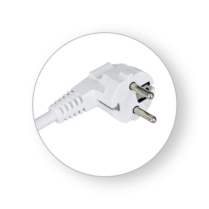 Priključni kabel COMMEL 2m 3X2,5mm H05VV-F BIJELI-0