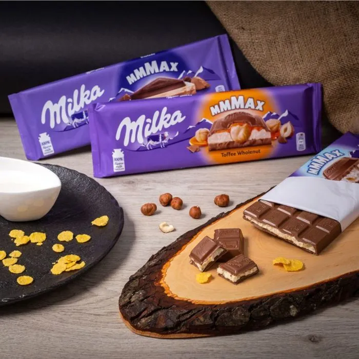 Čokolada MILKA TOFFEE WHOLE NUTS 300g 12CA Pevex