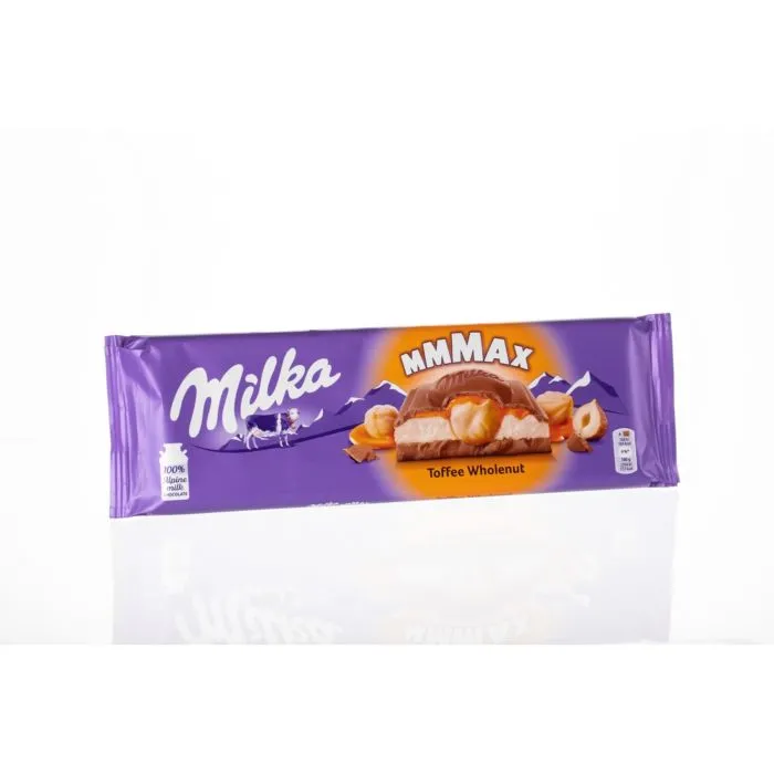 Čokolada MILKA TOFFEE WHOLE NUTS 300g 12CA Pevex