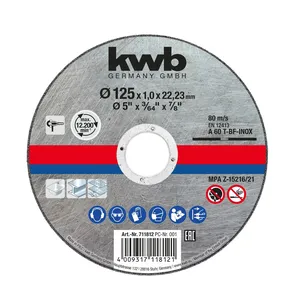Rezna  ploča za metal REZNA PLOČA ZA METAL KWB OPP 125x1,0 mm