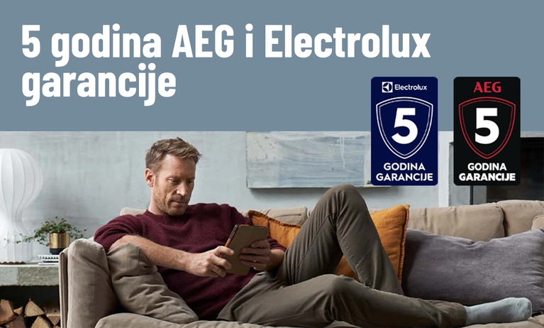 AEG i ELECTROLUX 5 godina garancije