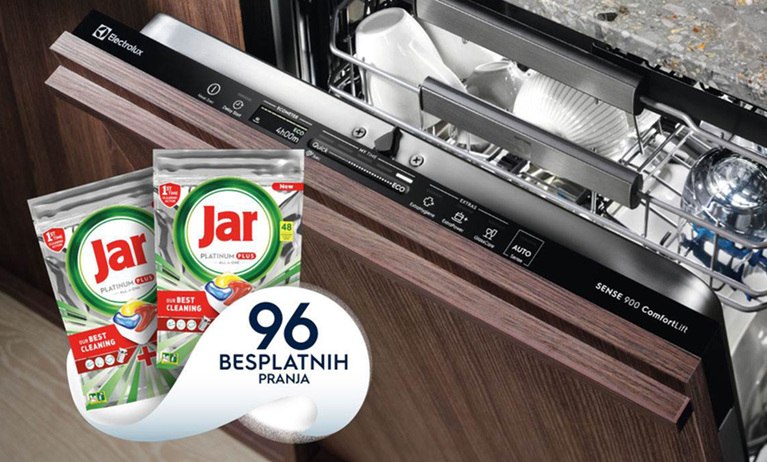 Electrolux te daruje s 96 besplatnih pranja posuđa Electrolux te daruje s 96 besplatnih pranja posuđa