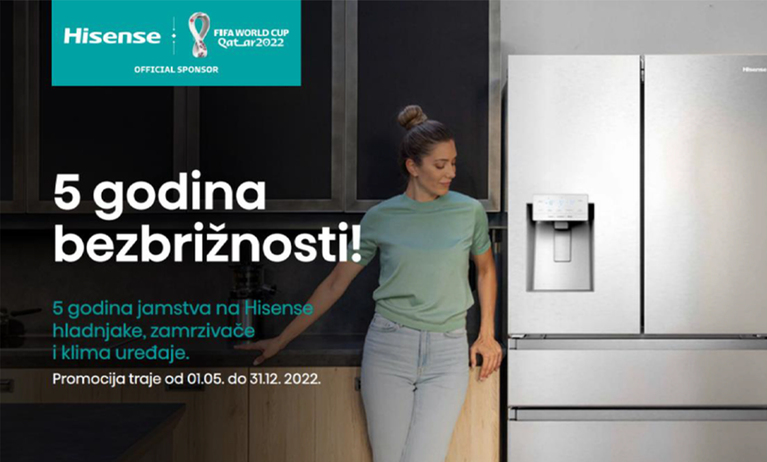 Hisense 2+3 godine garancije AC&Cooling Hisense 2+3 godine garancije AC&Cooling