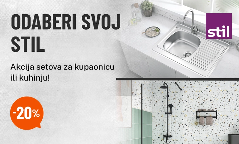 Keramika i sanitarije - Setovi na akciji Keramika i sanitarije - Setovi na akciji
