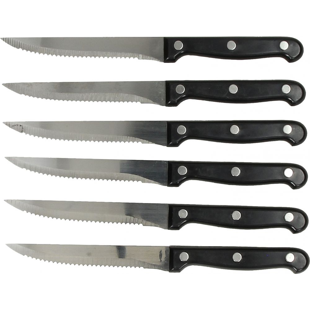 Pribor Kuhinjski Set Nozeva Tognana Mythos 6 1 Steak Crni