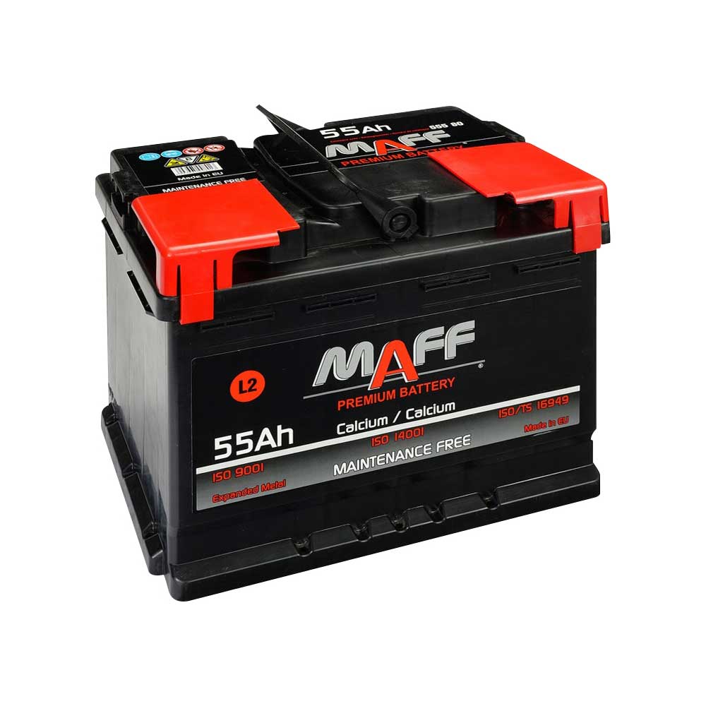 Auto pribor akumulator MAFF 12-55AH 208x176x189